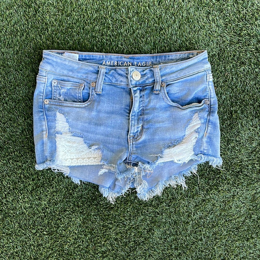 American eagle jean shorts size 6
